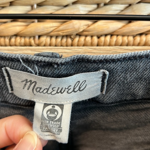 Madewell 10" High Rise Skinny Gray Jeans, 27 - Picture 8 of 11
